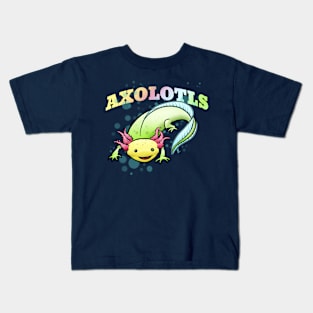 axolotls mascot Kids T-Shirt